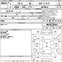 Mazda CX-3 лот № 30025 оценка 4  с аукциона в Японии 2