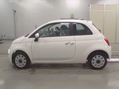 Fiat 500  с аукциона в Японии