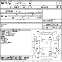 Daihatsu MOVE лот № 74023 оценка 3  с аукциона в Японии 2