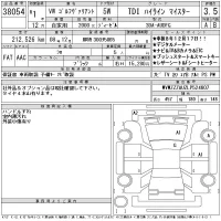 Volkswagen GOLF VARIANT лот № 38054 оценка 3.5  с аукциона в Японии 11