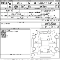 Mazda CX-3 лот № 30024 оценка 4.5  с аукциона в Японии 2