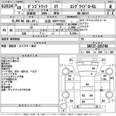 Mazda BONGO  с аукциона в Японии