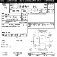 Honda ACTY TRUCK лот № 69 оценка 3.5  с аукциона в Японии 11