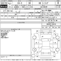 Mazda CX-3 лот № 30270 оценка R  с аукциона в Японии 11
