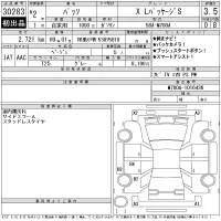 Toyota PASSO лот № 30283 оценка 3.5  с аукциона в Японии 11