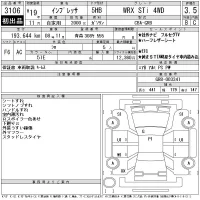 Subaru IMPREZA лот № 3106 оценка 3.5  с аукциона в Японии 11