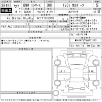 BMW 1-Series лот № 38166 оценка 5  с аукциона в Японии 11