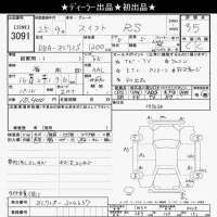 Suzuki SWIFT лот № 3091 оценка 3.5  с аукциона в Японии 10