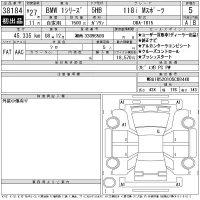 BMW 1-Series лот № 38184 оценка 5  с аукциона в Японии 11