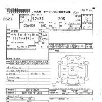Nissan LAFESTA лот № 2527 оценка 3  с аукциона в Японии 3