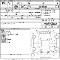Toyota HARRIER лот № 156 оценка R  с аукциона в Японии 2