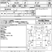Mitsubishi CANTER лот № 63514 оценка RA  с аукциона в Японии 2
