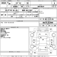 Suzuki EVERY лот № 3010 оценка 3  с аукциона в Японии 2
