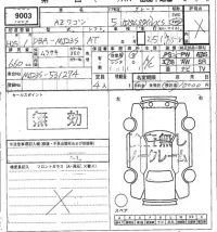 Mazda AZ WAGON лот № 9003 оценка   с аукциона в Японии 7