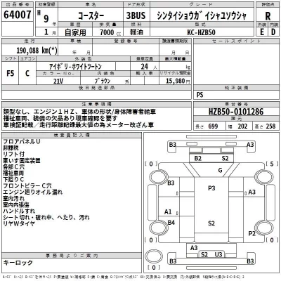 Toyota COASTER  с аукциона в Японии