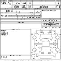 Peugeot 2008 лот № 5007 оценка 4  с аукциона в Японии 2