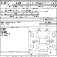 Honda N WGN лот № 3062 оценка 3.5  с аукциона в Японии 2