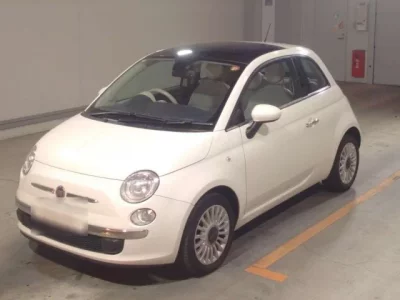Fiat 500  с аукциона в Японии