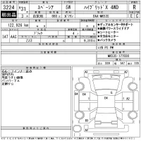 Suzuki SPACIA лот № 3224 оценка R  с аукциона в Японии 11