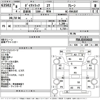 Toyota DYNA  с аукциона в Японии