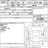Subaru XV лот № 4254 оценка 3.5  с аукциона в Японии 2