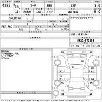Nissan MARCH лот № 4285 оценка 3.5  с аукциона в Японии 2