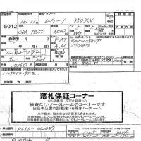 Nissan MURANO лот № 5012 оценка   с аукциона в Японии 3