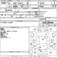 Daihatsu HIJET VAN лот № 3160 оценка 3  с аукциона в Японии 2