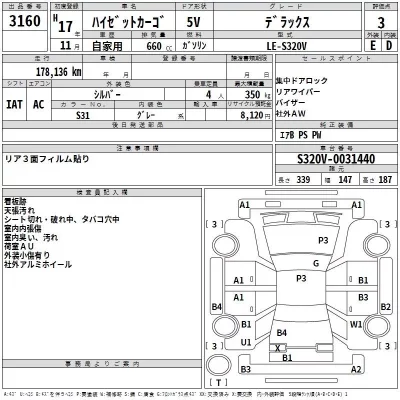 Daihatsu HIJET VAN  с аукциона в Японии