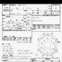Honda INSIGHT лот № 2024 оценка R  с аукциона в Японии 9