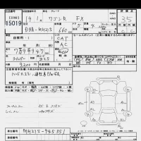 Suzuki WAGON R лот № 15019 оценка 3.5  с аукциона в Японии 6