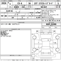 Mazda CX-8 лот № 2026 оценка 5  с аукциона в Японии 2