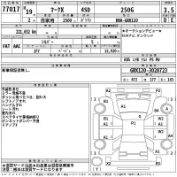 Toyota MARK X лот № 77017 оценка 3.5  с аукциона в Японии 2