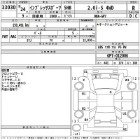 Subaru IMPREZA лот № 33030 оценка R  с аукциона в Японии 2