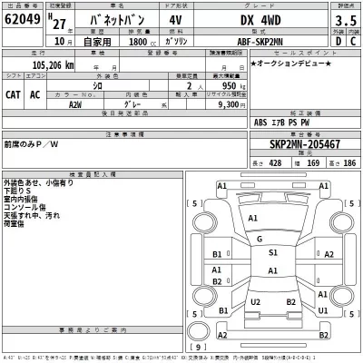 Nissan VANETTE VAN  с аукциона в Японии