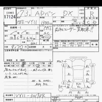 Nissan AD лот № 17124 оценка R  с аукциона в Японии 6