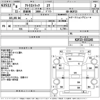 Nissan ATLAS лот № 63512 оценка 2  с аукциона в Японии 2