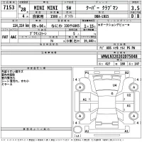 BMW MINI лот № 7153 оценка 3.5  с аукциона в Японии 2
