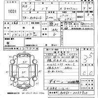 Toyota NOAH лот № 1031 оценка 3.5  с аукциона в Японии 5
