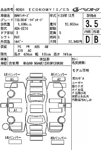 BMW 1-Series лот № 34 оценка 3.5  с аукциона в Японии 7