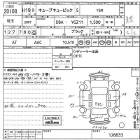 Nissan CUBECUBIC лот № 20108 оценка 3.5  с аукциона в Японии 11