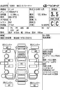 Nissan JUKE лот № 10099 оценка 3.5  с аукциона в Японии 7