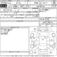 Toyota AURIS лот № 10158 оценка RA  с аукциона в Японии 11