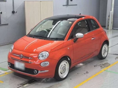 Fiat 500  с аукциона в Японии