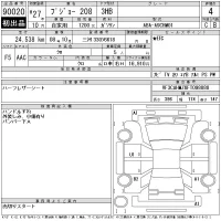 Peugeot 208 лот № 90020 оценка 4  с аукциона в Японии 11