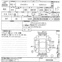 Subaru JUSTY лот № 20220 оценка 3.5  с аукциона в Японии 10