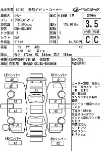 Toyota HARRIER лот № 60190 оценка 3.5  с аукциона в Японии 6
