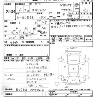 Nissan SKYLINE лот № 2504 оценка R  с аукциона в Японии 8