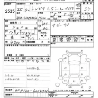 Subaru TREZIA лот № 2535 оценка 3.5  с аукциона в Японии 8