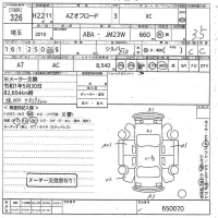 Mazda AZ-OFFROAD лот № 326 оценка 3.5  с аукциона в Японии 10